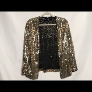 Women’s Sparkling Gold Party Jacket